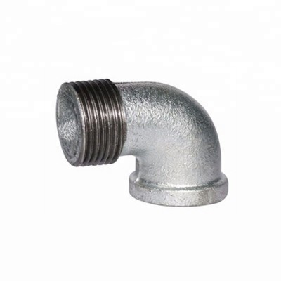 ANSI Standard Gi Pipe Fitting Names and Parts Malleable Iron CE 92 M/F Elbow White Female EQUAL Casting