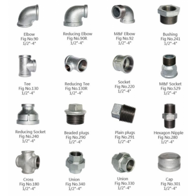 Cast Iron Pipes And Fittings Galvanized Iron 1/2 Inch Elbow Casting