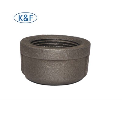 Cap Threaded Pipe Fitting Black Pipe End Cap Malleable Iron Cast Iron